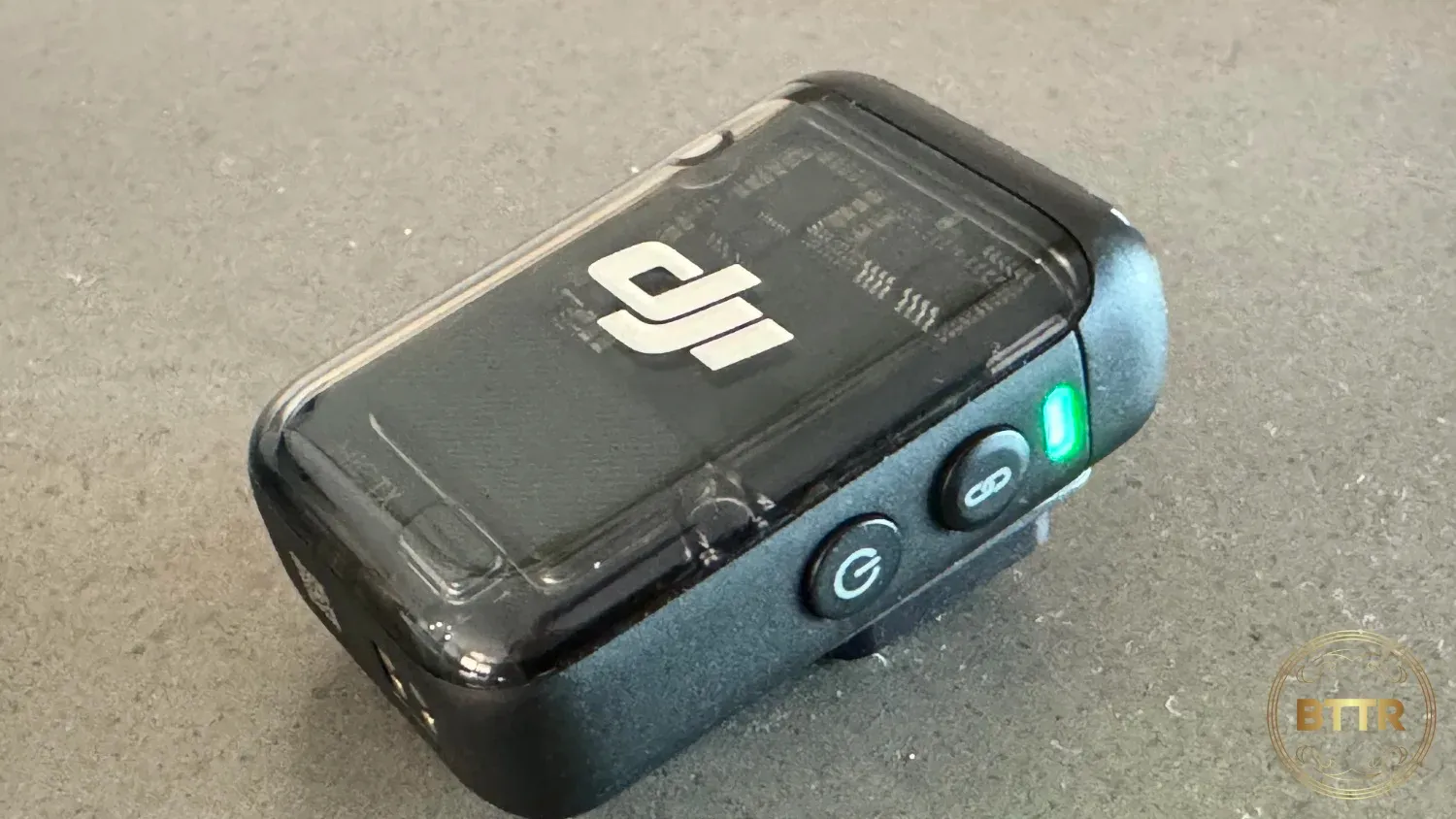 The DJI Mic 2 transmitter