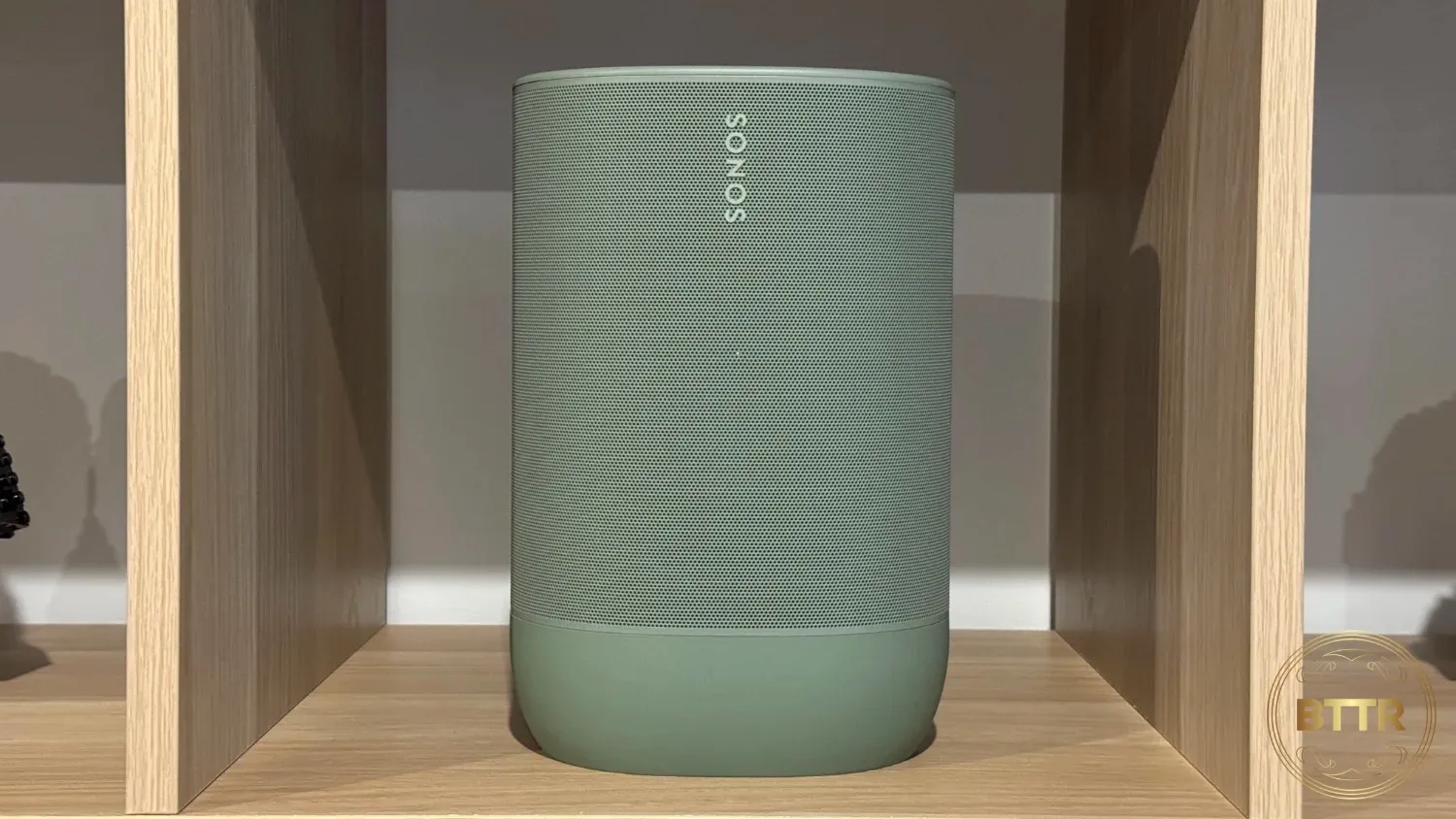 The Sonos Move 2 on a shelf