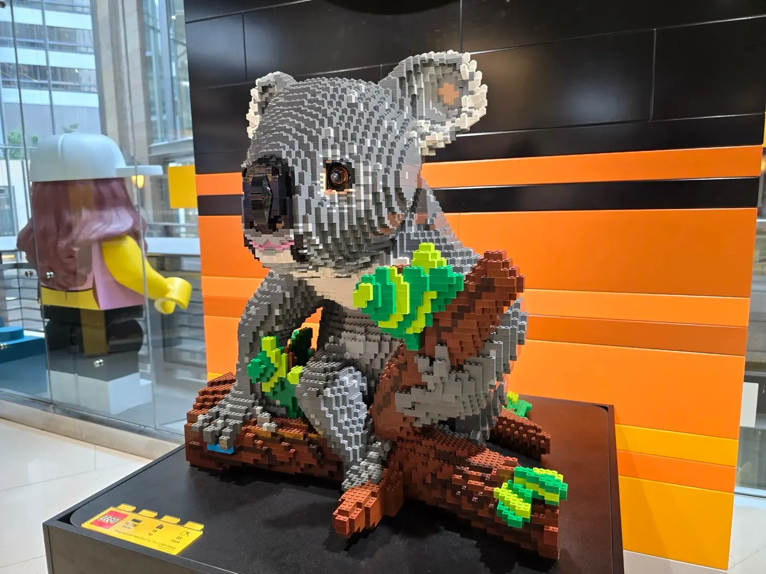 A Koala made out of Lego