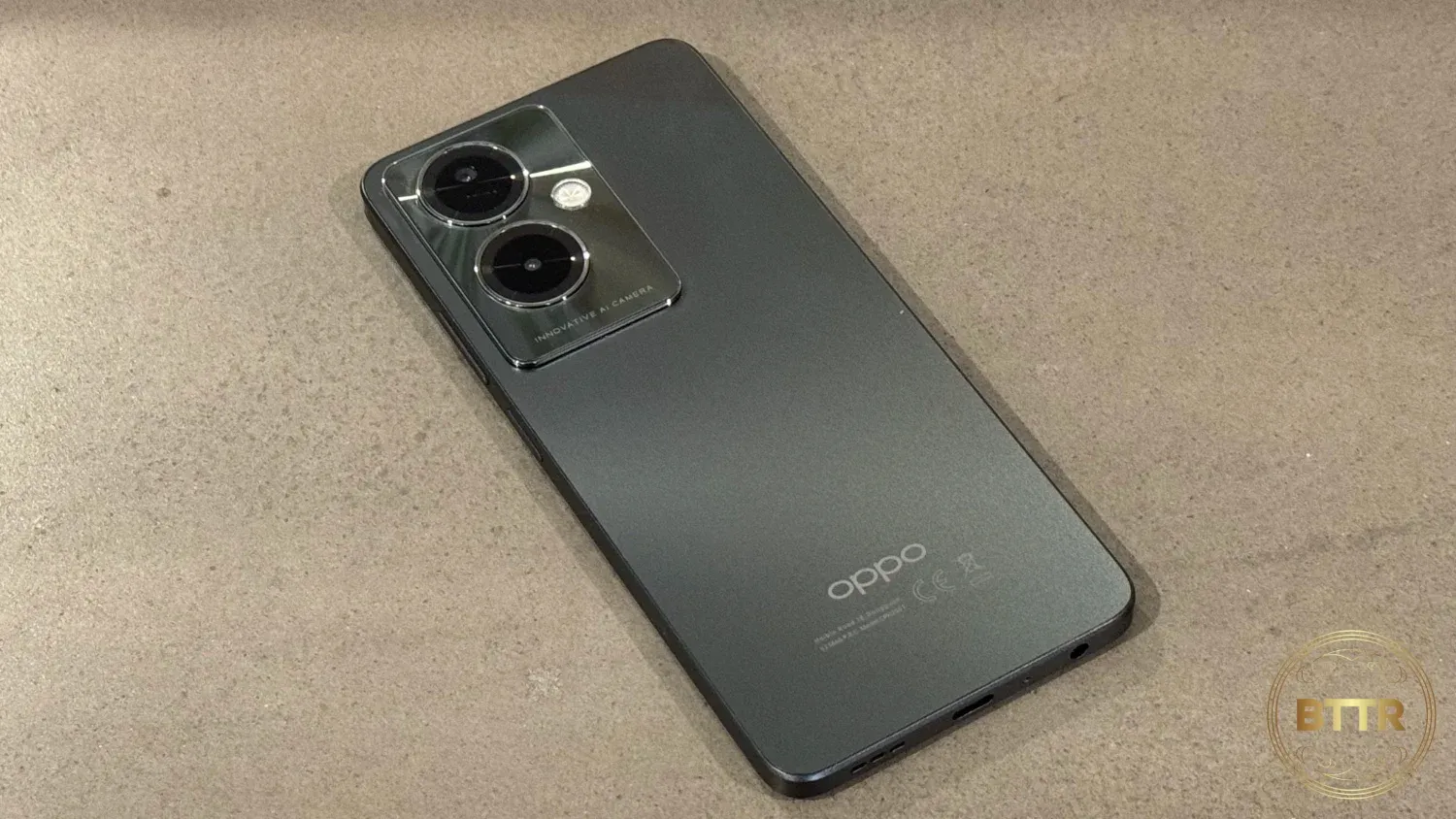 The back of the Oppo A79 5G