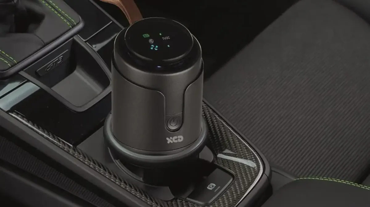 This portable air purifier from XCD promises to keep your car smelling fresh