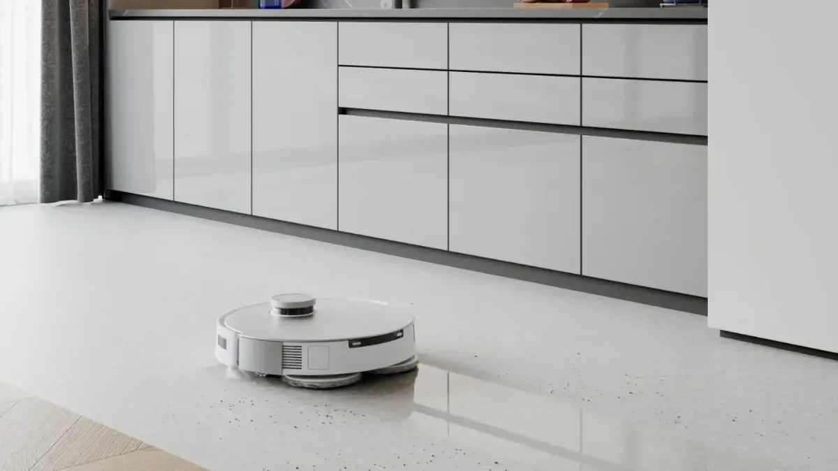 The new Ecovacs Deebot T20 Omni will vacuum your floor hard and mop it with lifting mop pads