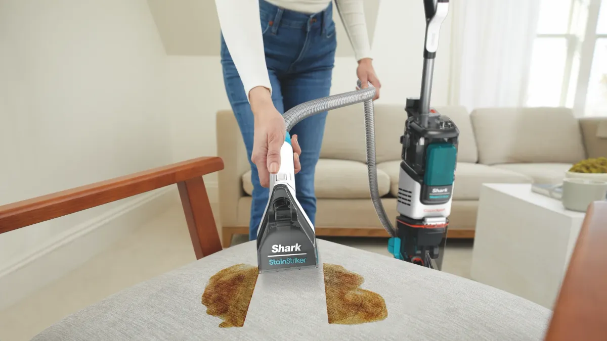 Shark's new cleaning duo promises to clean up stains in your furniture and carpets