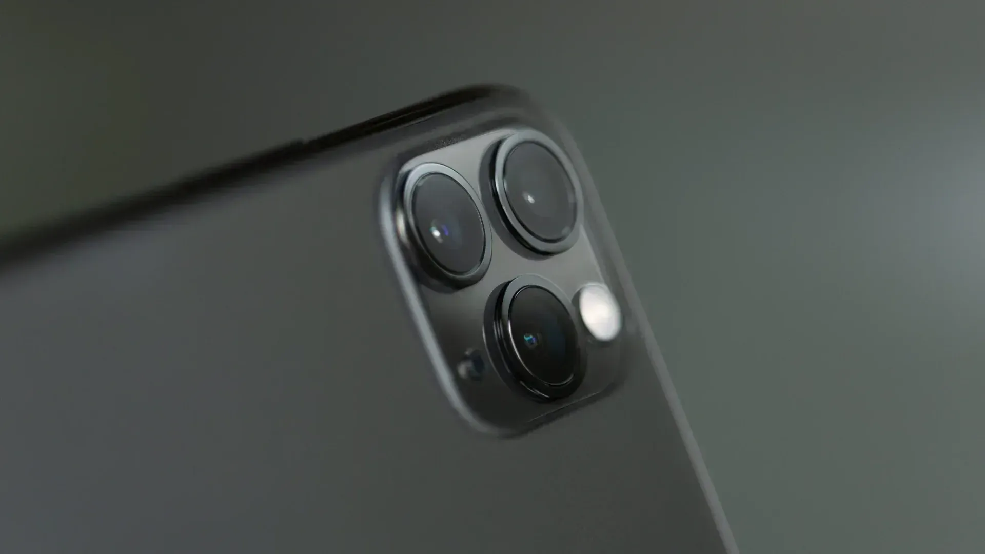 Close up of a phone camera