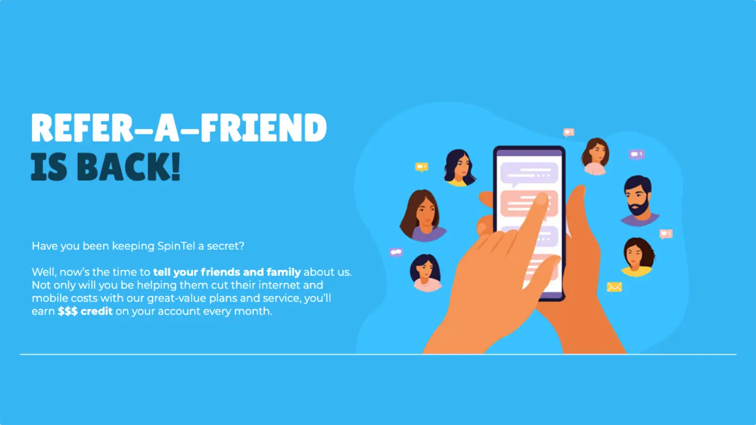 SpinTel’s revamped 'Refer a Friend' program promises to be Win-Win for Aussies