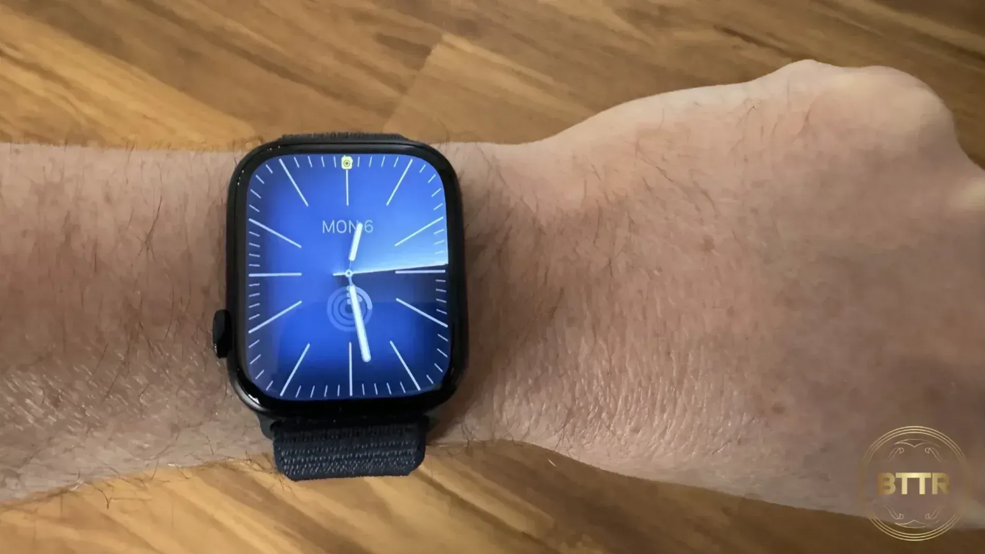 Apple Watch Series 9 on my wrist for the review