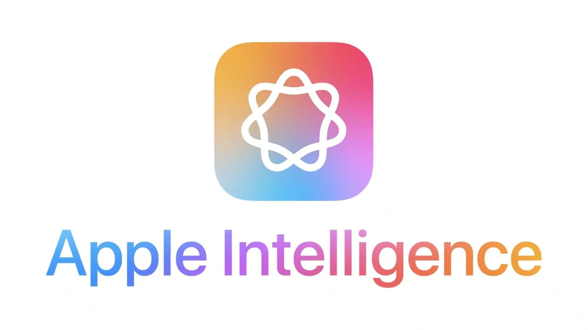 A logo for Apple Intelligence